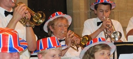 The back row Bugle corp!