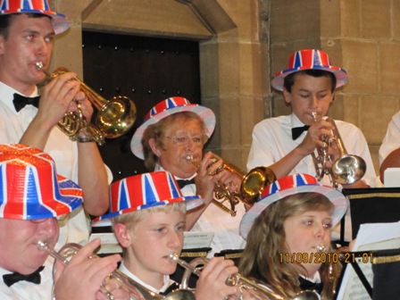 The back row Bugle corp! The back row Bugle corp!