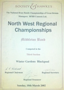 North West Regionals 2002