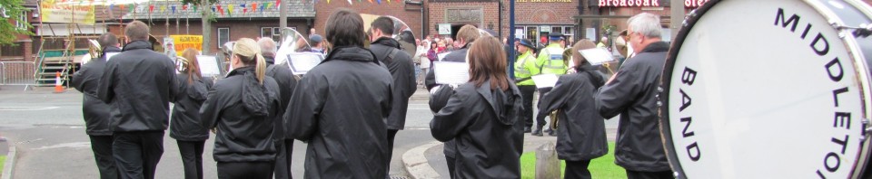 Middleton Band March at Broadoak: Whit Friday 2011