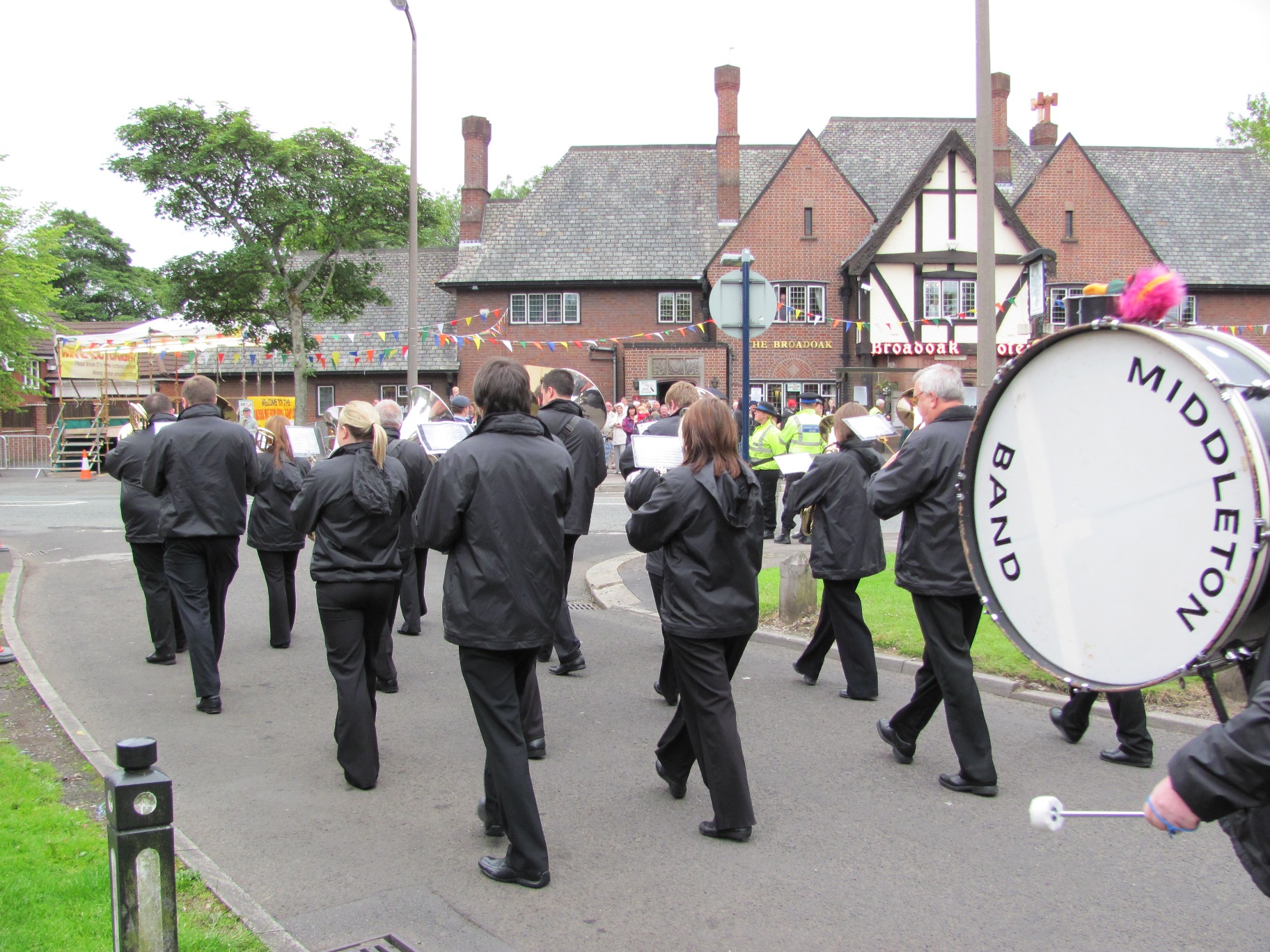 Middleton Band March at Broadoak: Whit Friday 2011