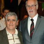 John Cooney with Peter Bates