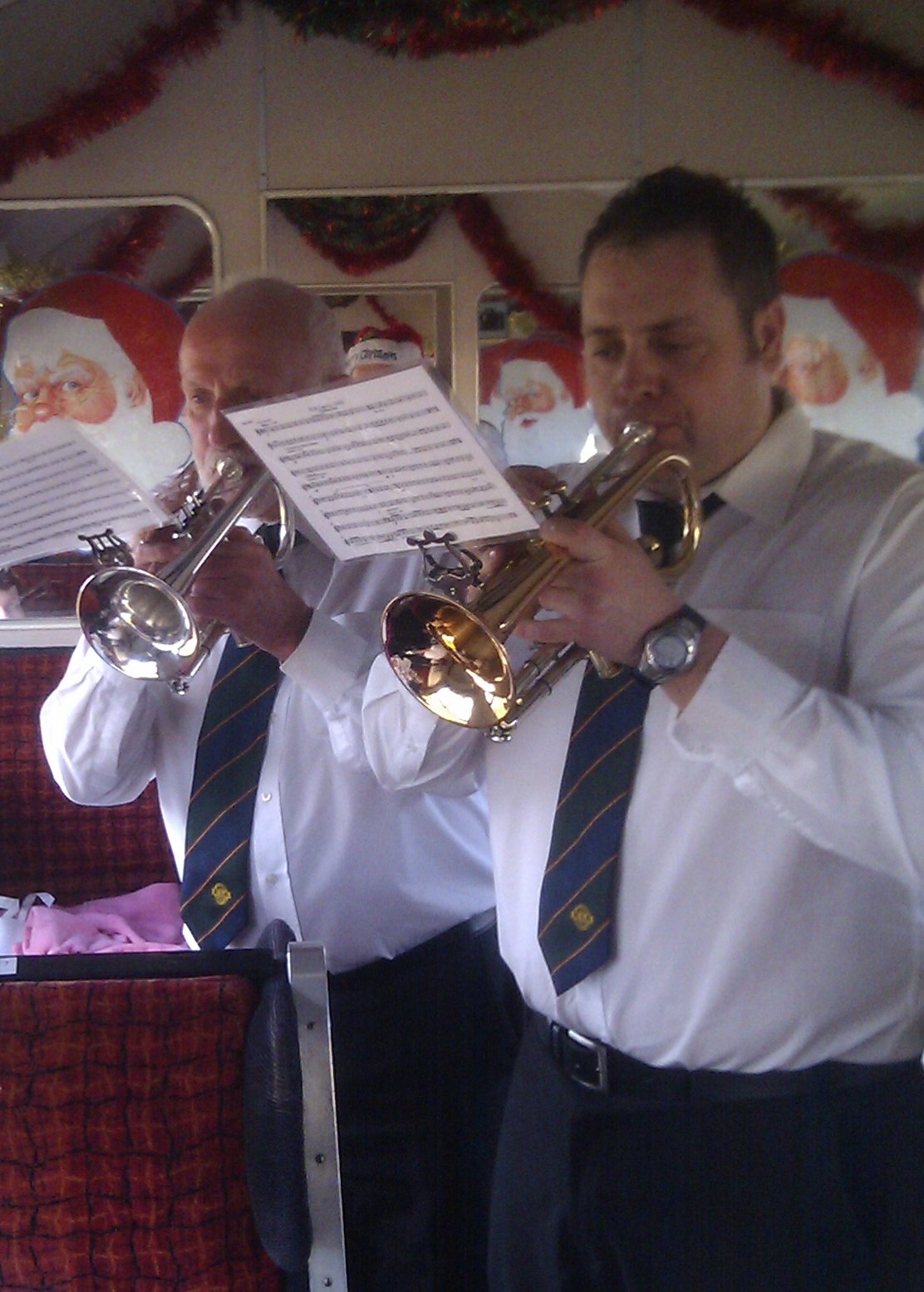 Band on ELR Santa Special 2011