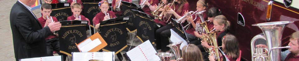 Middleton Youth Band at Bury Transport Museum