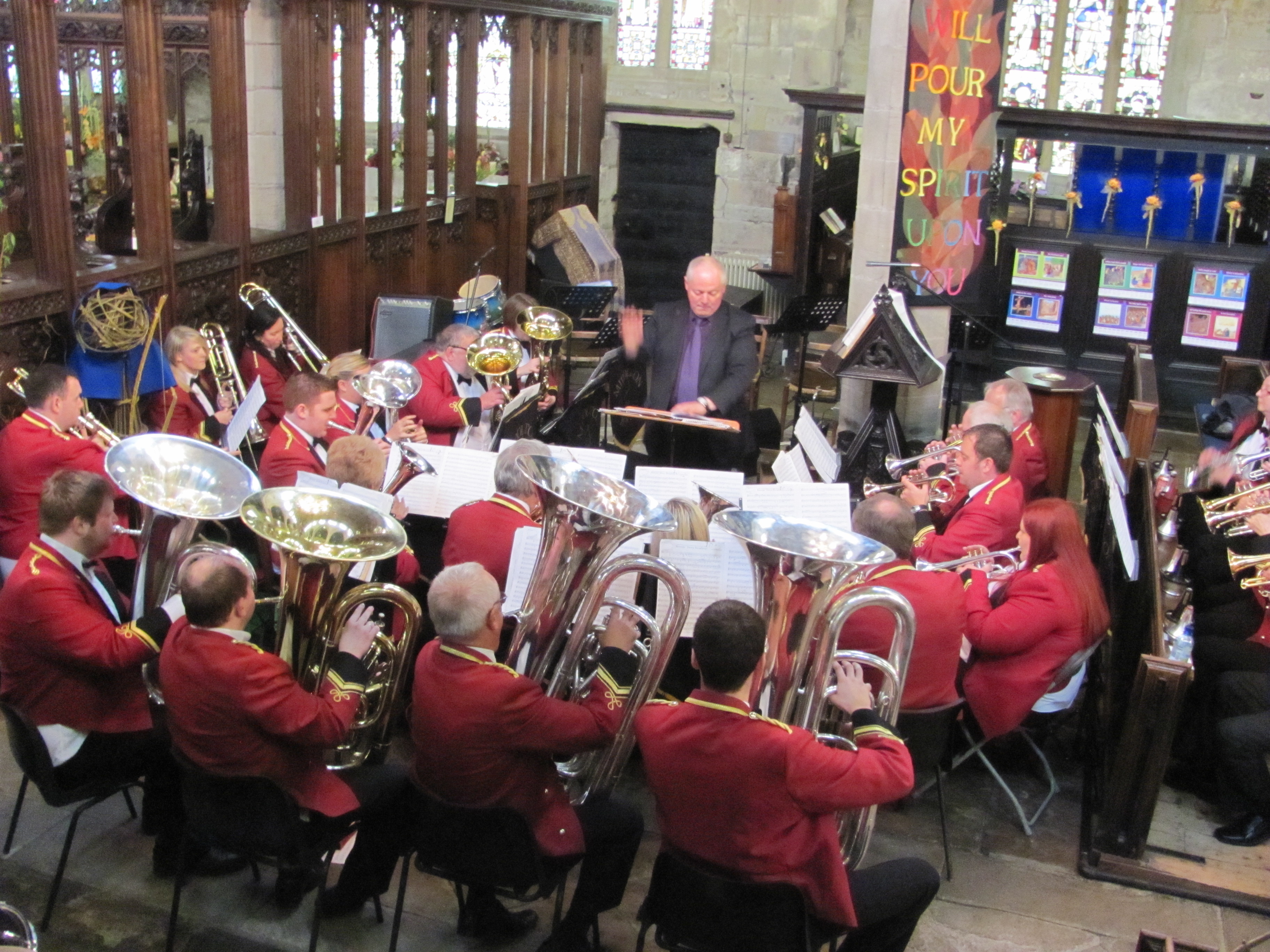 Middleton Band at St Leonard's Church Middleton