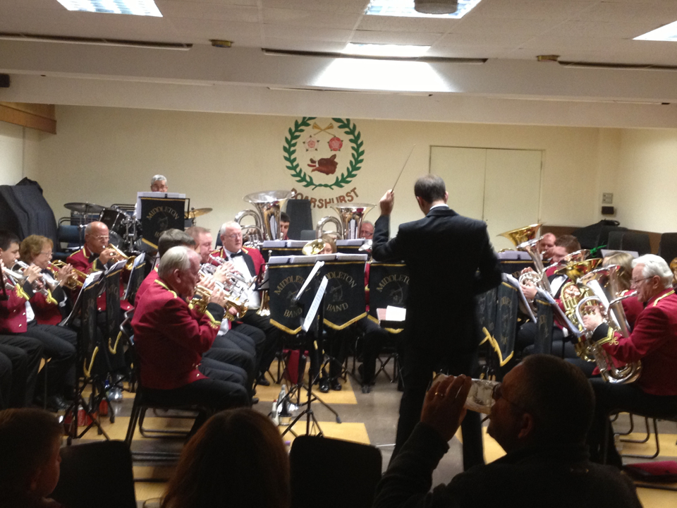 Middleton Band at Boarshurst Band Club