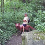 The silver fox trying his luck....